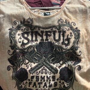 Sinful Femme Fatale Graphic Tee